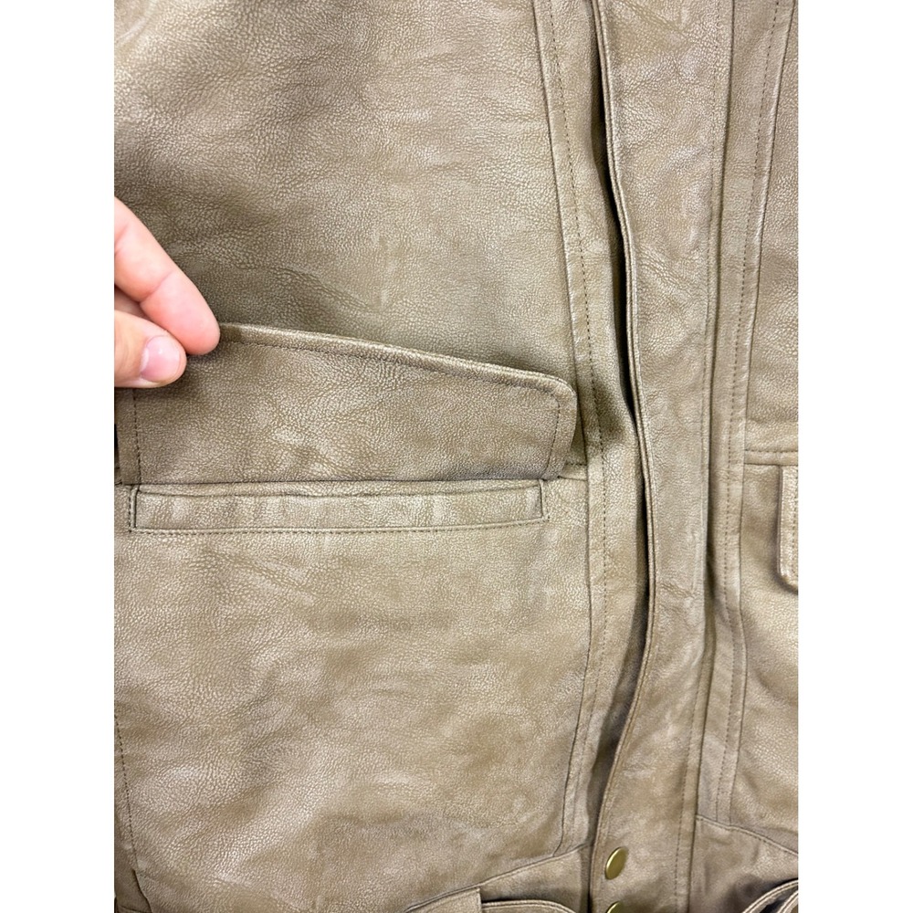 Universal Thread Bomber Jacket Womens Medium Brow… - image 8